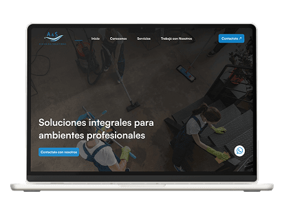 A&S Cleaning Solutions Landing Page